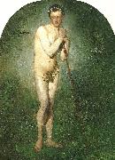 Ernst Josephson Staende naken yngling Germany oil painting artist
